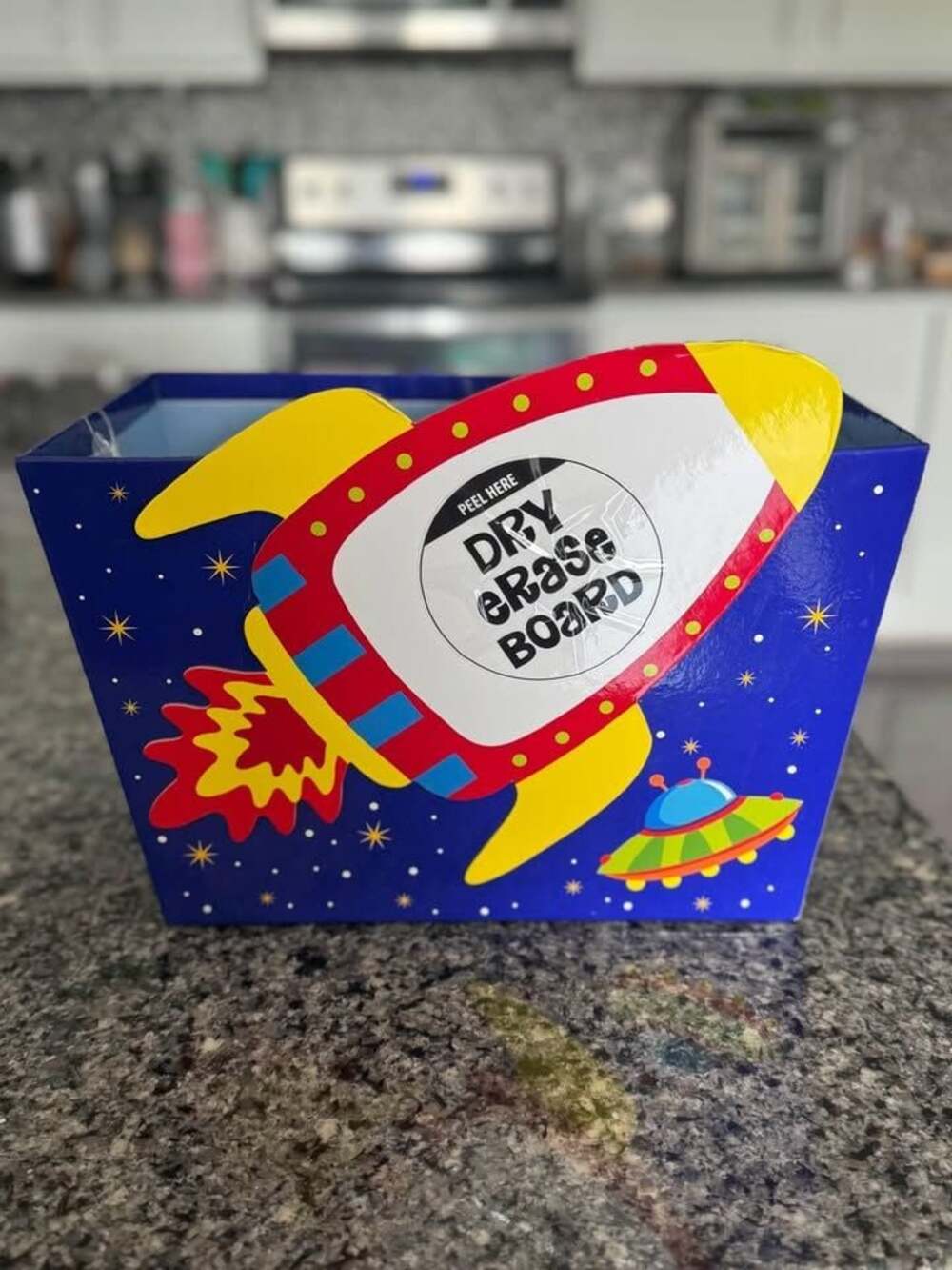 Customizable Rocket Space Dry Erase Halloween Bucket